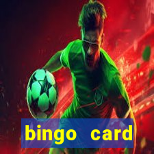bingo card generator with pictures